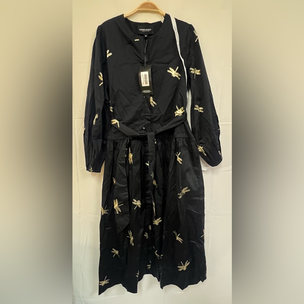 NEW Cynthia Rowley evermore cotton sateen shirt dress size: M - Picture 7 of 8